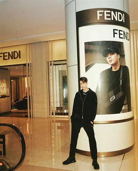 jackson wang fendi velvet|fendi jackson wang.